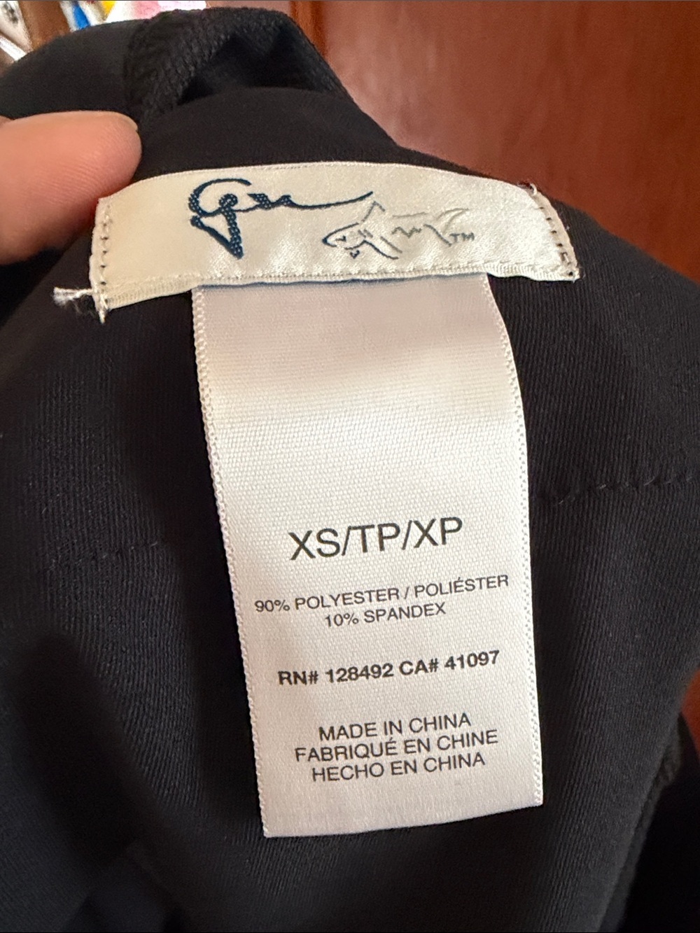Greg Norman Collection Black Slim Ponte Pants - Picture 2 of 2